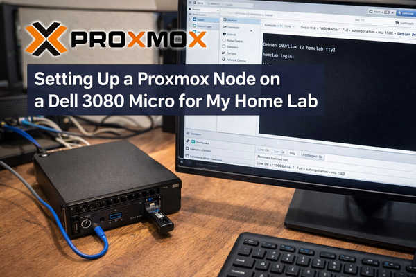 Installing Proxmox on a Dell OptiPlex 3080 Micro — A Home Lab Guide